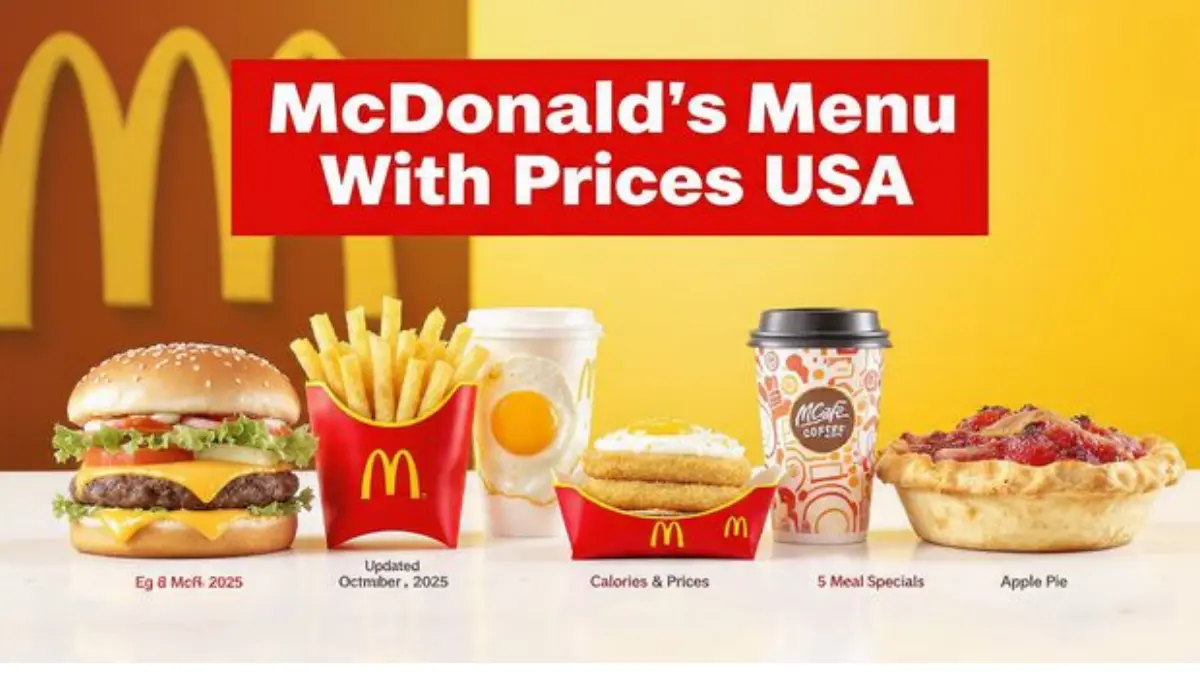 McDonald’s Menu With Prices